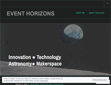 Tablet Screenshot of eventhorizons.wordpress.com