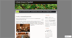 Desktop Screenshot of abookgrowsintopsfield.wordpress.com