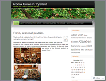 Tablet Screenshot of abookgrowsintopsfield.wordpress.com