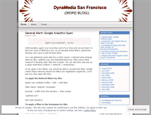 Tablet Screenshot of dynamediasf.wordpress.com