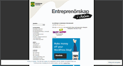 Desktop Screenshot of entreprenorskapiskolan.wordpress.com