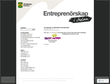 Tablet Screenshot of entreprenorskapiskolan.wordpress.com