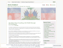 Tablet Screenshot of haitiannewsandevents.wordpress.com
