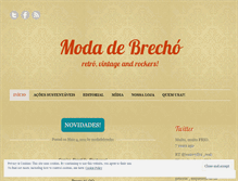 Tablet Screenshot of modadebrecho.wordpress.com