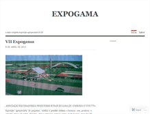 Tablet Screenshot of expogama.wordpress.com