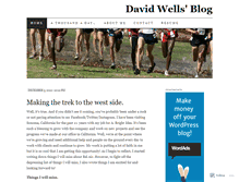 Tablet Screenshot of davidbwells.wordpress.com