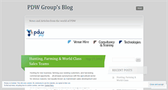 Desktop Screenshot of pdwgroup.wordpress.com