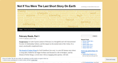 Desktop Screenshot of lastshortstory.wordpress.com