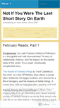 Mobile Screenshot of lastshortstory.wordpress.com