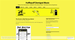 Desktop Screenshot of hufflepuffdemigod.wordpress.com