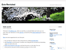 Tablet Screenshot of evierevisiteddotcom.wordpress.com