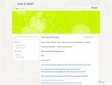 Tablet Screenshot of issoeharte.wordpress.com