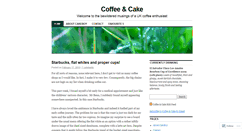 Desktop Screenshot of coffeeandcake.wordpress.com