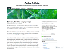 Tablet Screenshot of coffeeandcake.wordpress.com