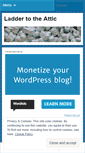 Mobile Screenshot of laddertotheattic.wordpress.com