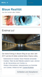 Mobile Screenshot of bluereality.wordpress.com