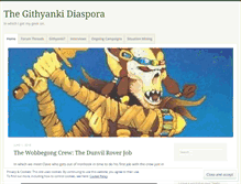 Tablet Screenshot of githyankidiaspora.wordpress.com