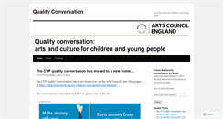 Desktop Screenshot of cypqualityconversation.wordpress.com