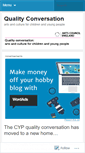 Mobile Screenshot of cypqualityconversation.wordpress.com