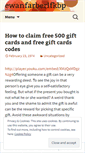 Mobile Screenshot of ewanfarberlfkbp.wordpress.com