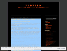 Tablet Screenshot of pedrocarrasco.wordpress.com