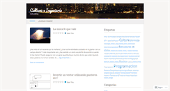 Desktop Screenshot of culturaingenieria.wordpress.com