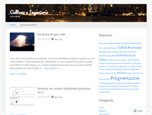 Tablet Screenshot of culturaingenieria.wordpress.com
