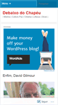 Mobile Screenshot of debaixodochapeu.wordpress.com