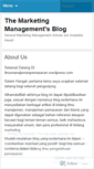 Mobile Screenshot of ilmumanajemenpemasaran.wordpress.com