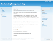 Tablet Screenshot of ilmumanajemenpemasaran.wordpress.com