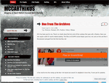 Tablet Screenshot of mccarthikus.wordpress.com