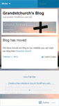 Mobile Screenshot of grandstchurch.wordpress.com