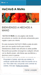 Mobile Screenshot of hechosamano.wordpress.com
