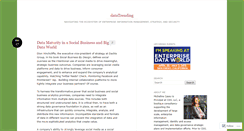 Desktop Screenshot of datatrending.wordpress.com
