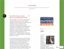 Tablet Screenshot of datatrending.wordpress.com