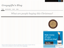 Tablet Screenshot of greysgifts.wordpress.com
