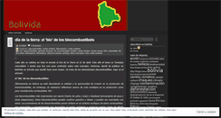 Desktop Screenshot of bolivida.wordpress.com