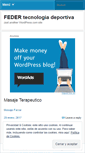 Mobile Screenshot of federtecnologiadeportiva.wordpress.com