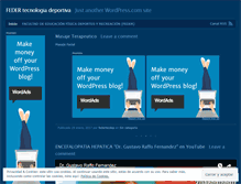 Tablet Screenshot of federtecnologiadeportiva.wordpress.com