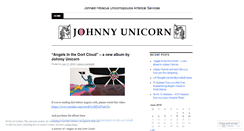 Desktop Screenshot of johnnyunicorn.wordpress.com