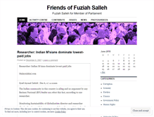 Tablet Screenshot of friendsoffuziahsalleh.wordpress.com