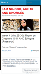 Mobile Screenshot of iamnujood.wordpress.com