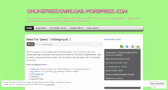 Desktop Screenshot of onlinefreedownload.wordpress.com