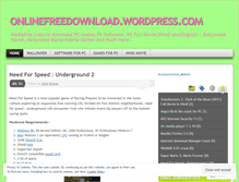 Tablet Screenshot of onlinefreedownload.wordpress.com