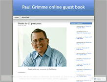 Tablet Screenshot of paulgrimme.wordpress.com
