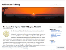 Tablet Screenshot of hakimazari.wordpress.com