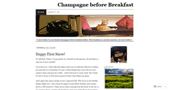 Desktop Screenshot of champagnebeforebreakfast.wordpress.com