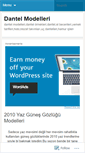 Mobile Screenshot of dantelciyiz.wordpress.com
