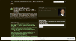 Desktop Screenshot of mydreamalive.wordpress.com
