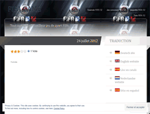 Tablet Screenshot of fifa12game.wordpress.com